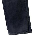Good American NWT Good Boy Ripped Waist Jeans Black Size 2 High Rise Split Hem Photo 10