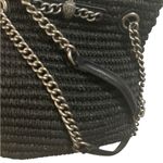 Kurt Geiger  Chelsea raffia Tote Bag with matted gun metal strap Photo 3
