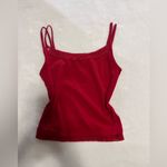 Wild Fable Cutesie Red Double Strap Layered Lace Trim Tank Top Cami Sz XXS EUC Photo 2