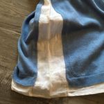 NEW J. Jill Linen Blend Sweater Top Blue Layered Womens Size M Size M Photo 3