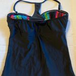Athleta ‎ Black Samba tankini swim top 34 D/DD Photo 4
