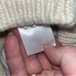 Apiece Apart Cream Crewneck Wool Sweater APPROX. Size LARGE No Size Tag *FLAWED Photo 3