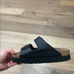 Birkenstock Papillio by  Arizona Flex Black Platform Slide Sandals EU 39/ US 8 Photo 12