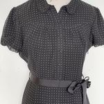 Tahari Womens Dress Sz 10 Petite Polka Dots Retro Rockabilly Office Work Career Photo 4