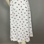Vintage Dizzy Lizzy Dress Camping Print White Slit Button Photo 7