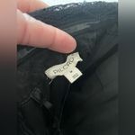 Pilcro and the Letterpress NWT Pilcro Black Strapless Detachable Tulle Lace Hourglass Midi Dress; size M Photo 13