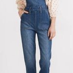 Madewell medium wash denim overalls size small Photo 0