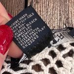 VTG Hunters Run Crochet Flower Cardigan Sweater Cream Size L Cottagecore Peasant White Size L Photo 4