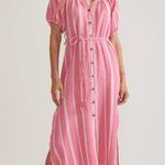 Marine layer NWT Erin Stripe Belted Double Cloth Shirt Dress Size XS Photo 2