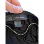 I.N.C. International Concepts top Shoulder zipper black dress size small Photo 3