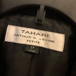 Tahari  Arthur S Levine Tailored‎ Cropped Wool Blend Blazer Black Petite 2P Photo 2