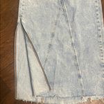 Levi's  Icon Long Light Blue Denim Maxi Skirt 26 EUC Photo 5
