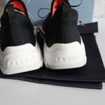 Prada Logo Speckled Lace Up Sneakers Photo 9