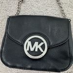 Michael Kors Black  Leather Crossbody Small Photo 1