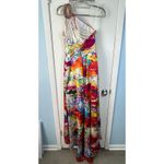 Night Moves Formal Dress Size 2 Rainbow Watercolor Rhinestones Prom Hoco Photo 6