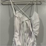 La Femme  28296 White Tie Back Dress 2 Photo 3