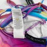 La Blanca Sunset Shores Swimsuit SZ 8 One Shoulder Ombre NWT Rainbow Multicolor Photo 14