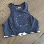 Outdoor Voices  Athena crop top navy crop top bra size large Photo 5