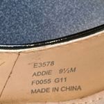 Calvin Klein  Business Formal Brown & Black Shoe Metal Buckle Peep Toe SZ… Photo 6