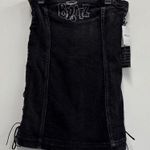 Forever 21 Black Bratz Women's Tube Short Dress Denim - Size XL Photo 0