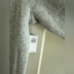 Gap NWT Old Navy Gray V-Neck Fitted Long Sleeve Sweater Dress Size Large Photo 5