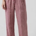 Athleta Tawny Rose Cabo Linen High Waist Wide Leg Beach Pull-On Casual Pants Photo 0