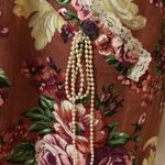 VINTAGE LACY AFTERNOON Floral English Garden Open Front Cardigan Size L Size L Photo 6