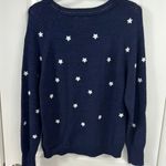 Harper Heritage Dark Blue  Sweater With White Stars Photo 1