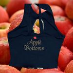 Apple Vintage Y2K  Black Halter Tank Top Photo 1