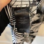 ONIA  Alessandra Black and White Palm Print Swim Cover Photo 7