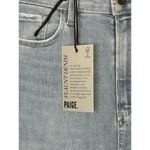 Paige Accent Ultra High Rise Straight Jeans In Folklore Destructed Size 29 NWT Photo 3