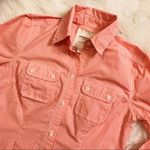 American Eagle  striped button down shirt size 0 Photo 1