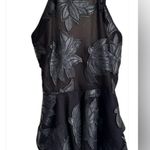 Hunter Bell Leather and lace  Black Mesh classy sexy sz 0 Photo 0