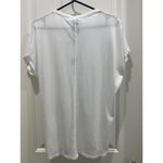 Bobi NWT  Los Angeles Essentials Ruched Front Top - White Sz XS Photo 4