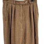 Paul Stewart Womens Trouser Pant Size 4 Wool Silk Cashmere Menswear Inspired Photo 1