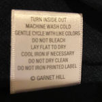 Garnet Hill Poet Romantic Boho V-neck Tassel Knit Mini Dress, Navy, Size Small Photo 8