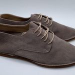 Kaanas NWB  Women's Fiano Lace-Up Oxford Flat Shoe size 11 suede taupe Photo 4