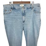 Abercrombie & Fitch Abercrombie &‎ Fitch The 90s Slim Straight Ultra High Rise Jeans Size 35/20 R Photo 3