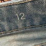 a.n.a  | Women's Light Wash Denim Frayed Raw Hem Mini Skirt Photo 3