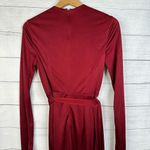 Altuzarra Target Womens size 2 Red Satin Wrap Dress W/ Scarf Photo 9