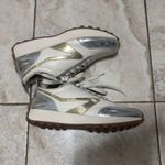 DV by Dolce Vita Silver and Cream Sneakers with Modern Design Braiden sneakers Size 10 Photo 2