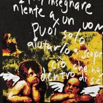 Galileo Galilei Angel Painting “You Cannot Teach a Man Anything. You Can Only Help Him Find It Within Himself” Graphic T-Shirt Size XL  Photo 3