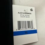 Alex Evenings  Stretch Velvet Pull On Pants Size XL Black Romantic Holiday NWT Photo 3