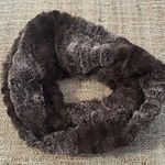**LAST CALL** Evelyn K Faux Fur Infinity Scarf Brown Photo 0
