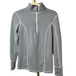 ALBION FIT Albion Grey Zig Zag 1/4 Zip Pullover Sz. XS Photo 2