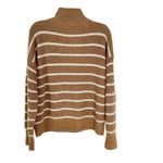 Faherty  Women's Mariner Sweater Carmel Stripe Size M Photo 5