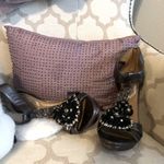 Elie Tahari 🌺 leather and embellished stilettos Photo 3