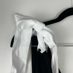 H&M Black Dress with White Bow Straps Photo 2