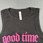 Laura Marano Good Time Bad Time Shirt Womens XL Crop Tank Top Music Band Tour Black Photo 2