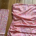 Miscreants Ruched Cupid Mini Strapless Dress/Gloves Yellow/Pink LeopardUS M NWOT Pink Size M Photo 3